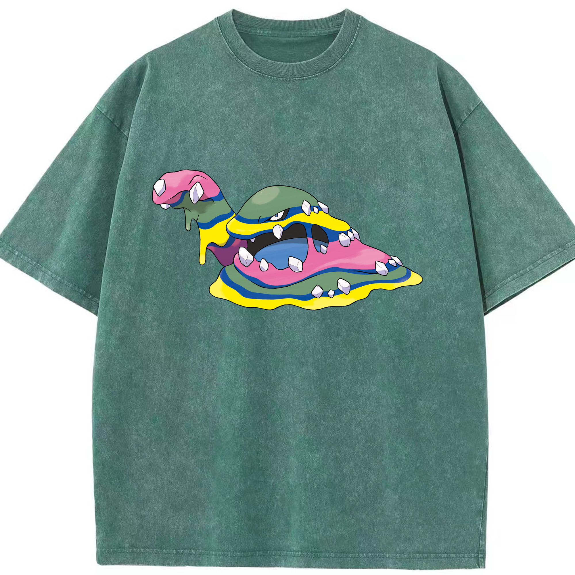 （画像用） ポケットモンスター Pokémon 綿100% ヴィンテージ風 半袖Tシャツ（フロントプリント）